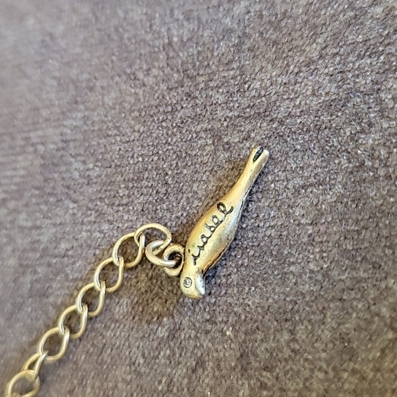 Chloe & ISABEL Double Chain Aventurine Freeform Pendant Necklace - Picture 7 of 7